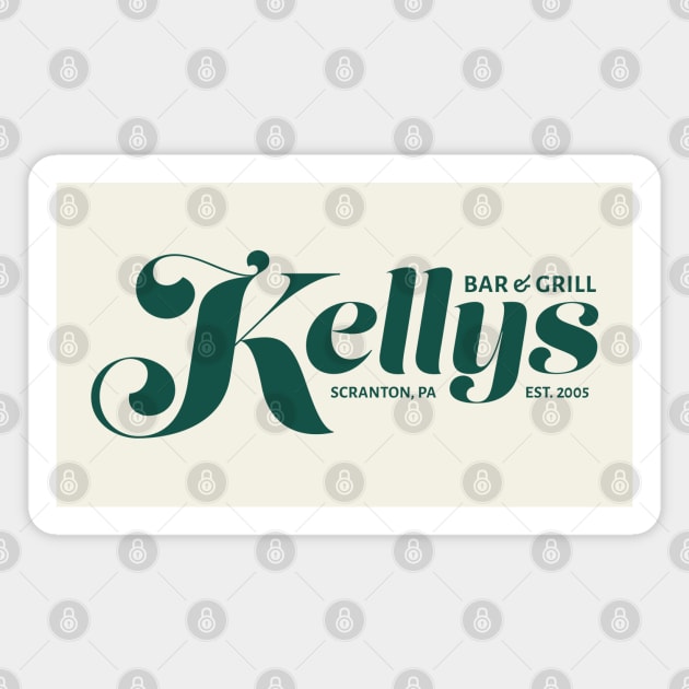 The Office - Kellys Bar & Grill Magnet by CuppaJoey